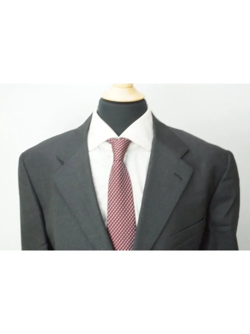 Burberry London Gray S100s Wool 2 Pc Suit Jacket Pants Sz 48R BRAND NEW